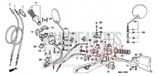 COMMUTATEUR/CABLE NX650W de 1998